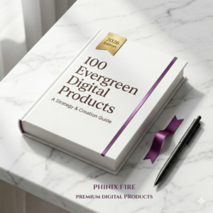 100 Evergreen Digital Products List 2026 — Complete PDF Guide for Online Sellers | PhinixFire