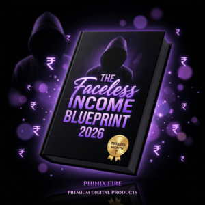 The Faceless Income Blueprint 2026 — Build ₹50,000/Month Without Showing Your Face (Pdf Guide)